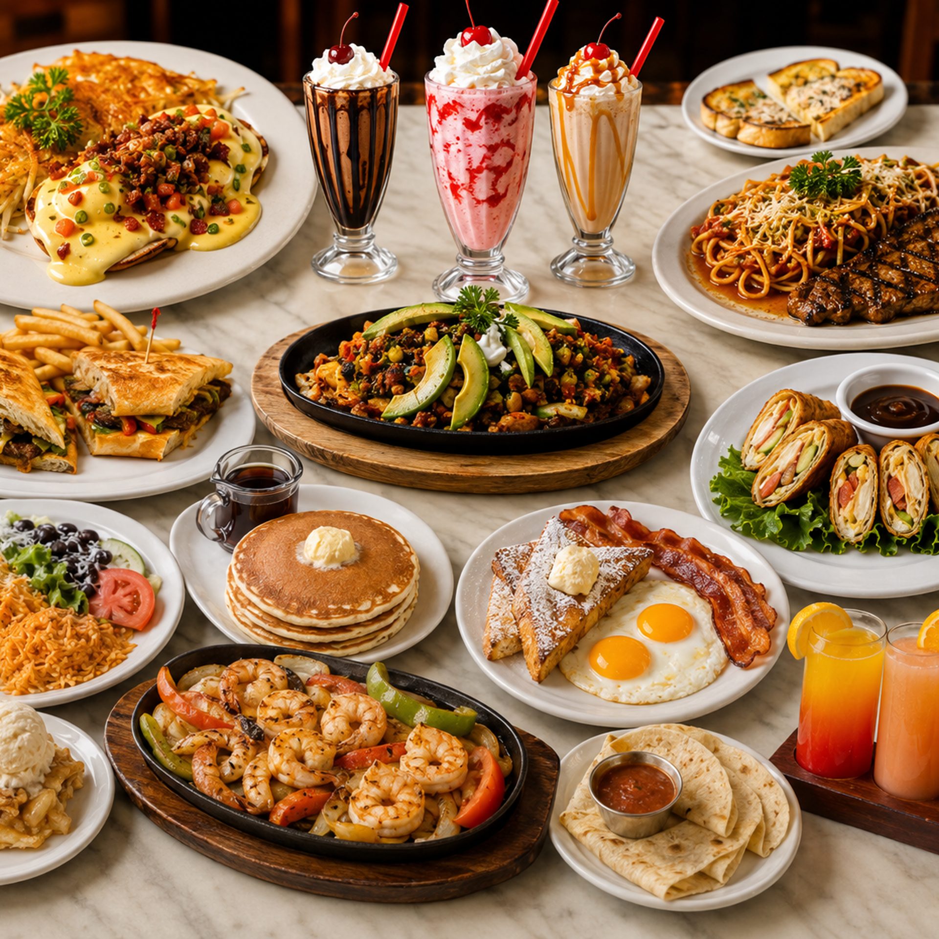 130+ dishes, every day of the week