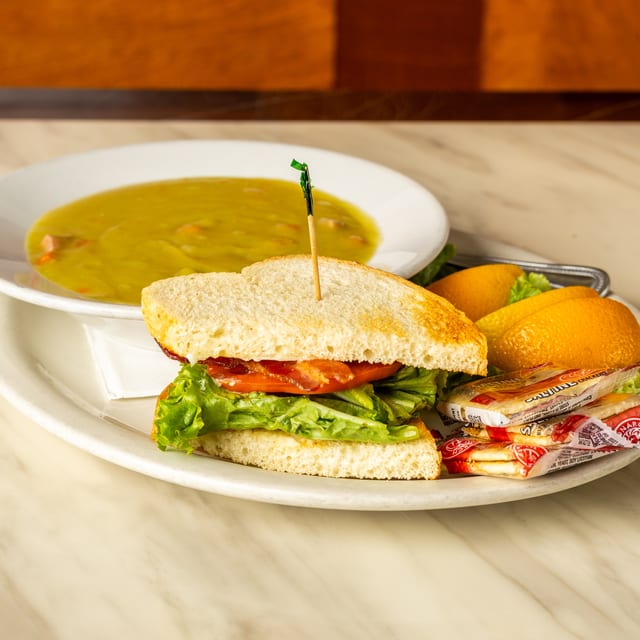 Soup or Salad and Sandwich.