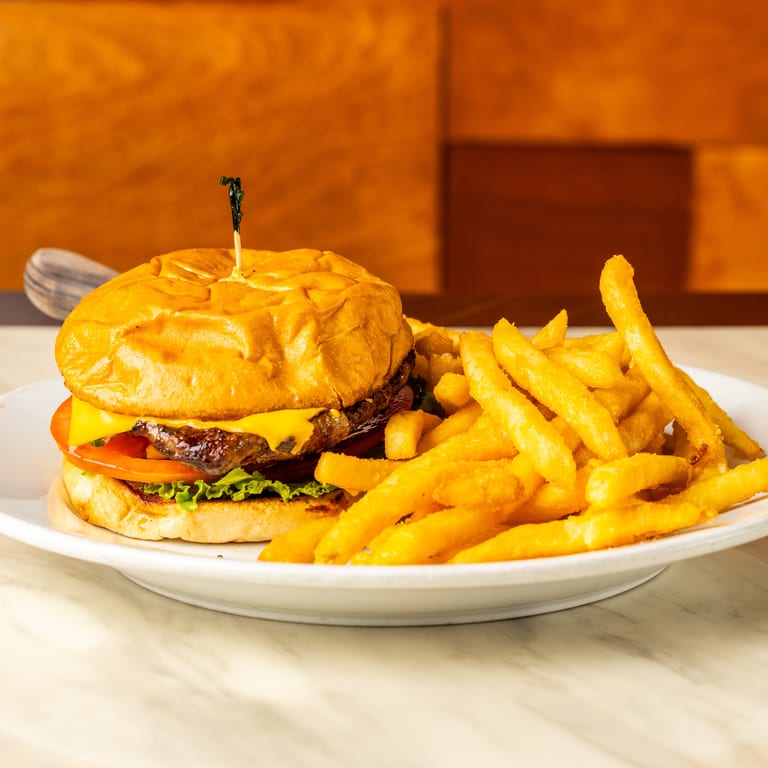 Indulge in Our Cheeseburger
