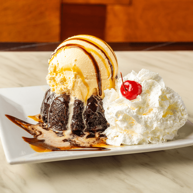 Mouth-watering Molten Chocolate Lava Cake.