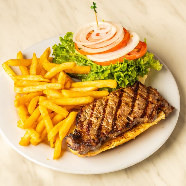 New York Steak Sandwich.