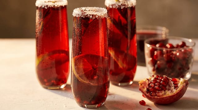 Pomegranate Mimosa.