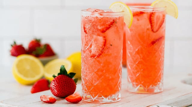 Strawberry Mimosa.