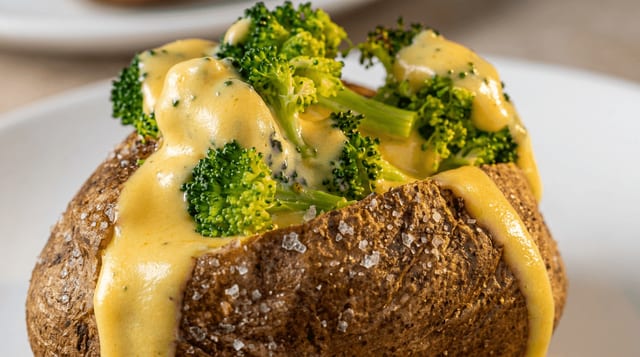 Broccoli n' Cheese Loaded Potato.