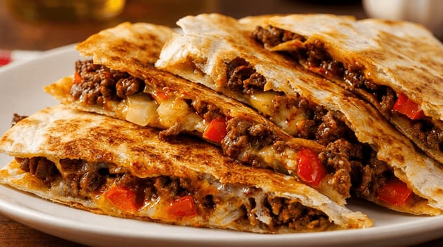 Beef Quesadilla.