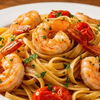 Star's Shrimp Pasta