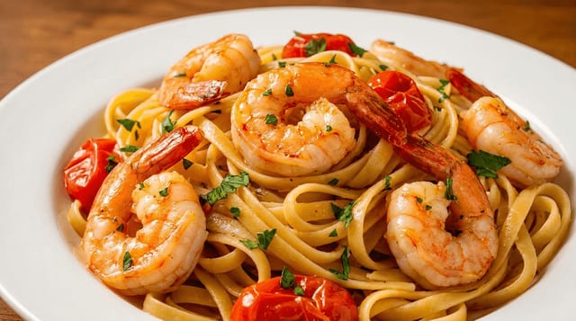 Star's Shrimp Pasta.