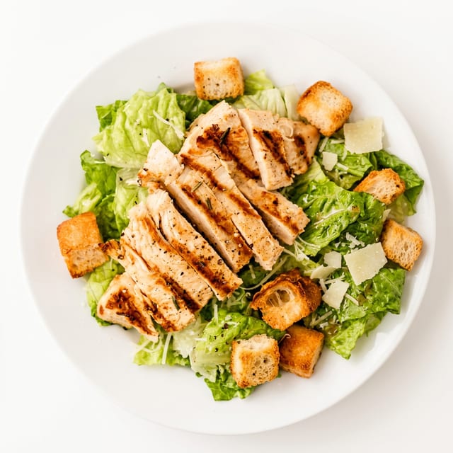 Chicken Caesar Salad.