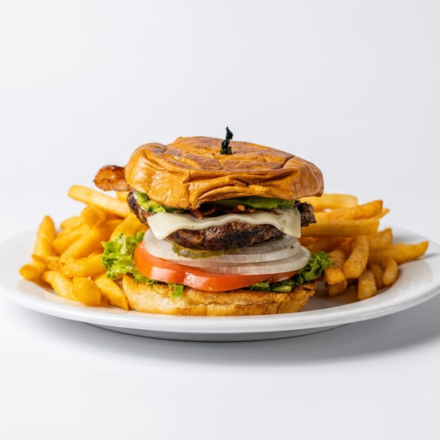 Pepperjack Bacon Burger.
