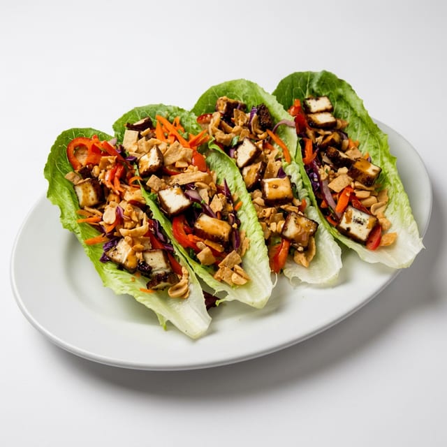 Chicken Thai Lettuce Wraps.