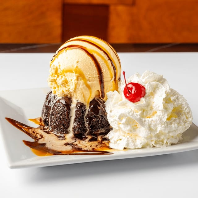 Molten Chocolate Lava Cake.